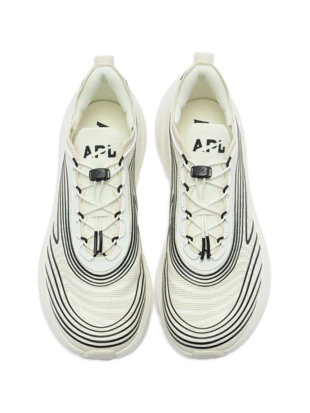 APL: ATHLETIC PROPULSION LABS wave-print mesh sneakers Beige