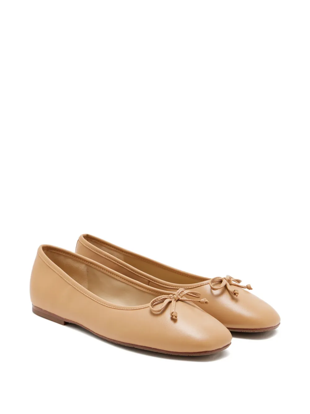 Sam Edelman Alie leren ballerina's Beige