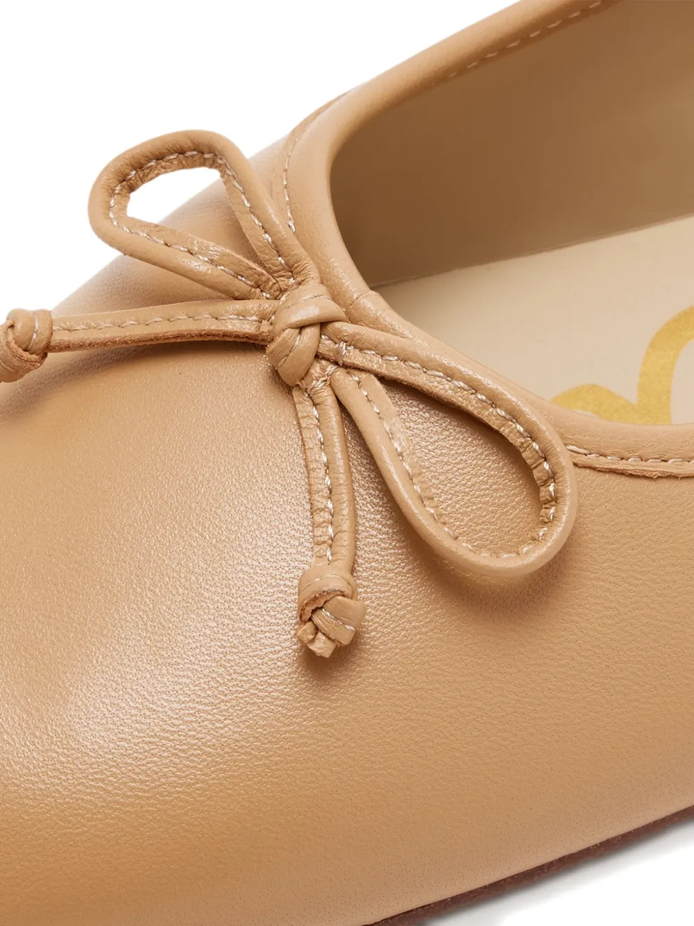 Sam Edelman Alie leren ballerina's Beige
