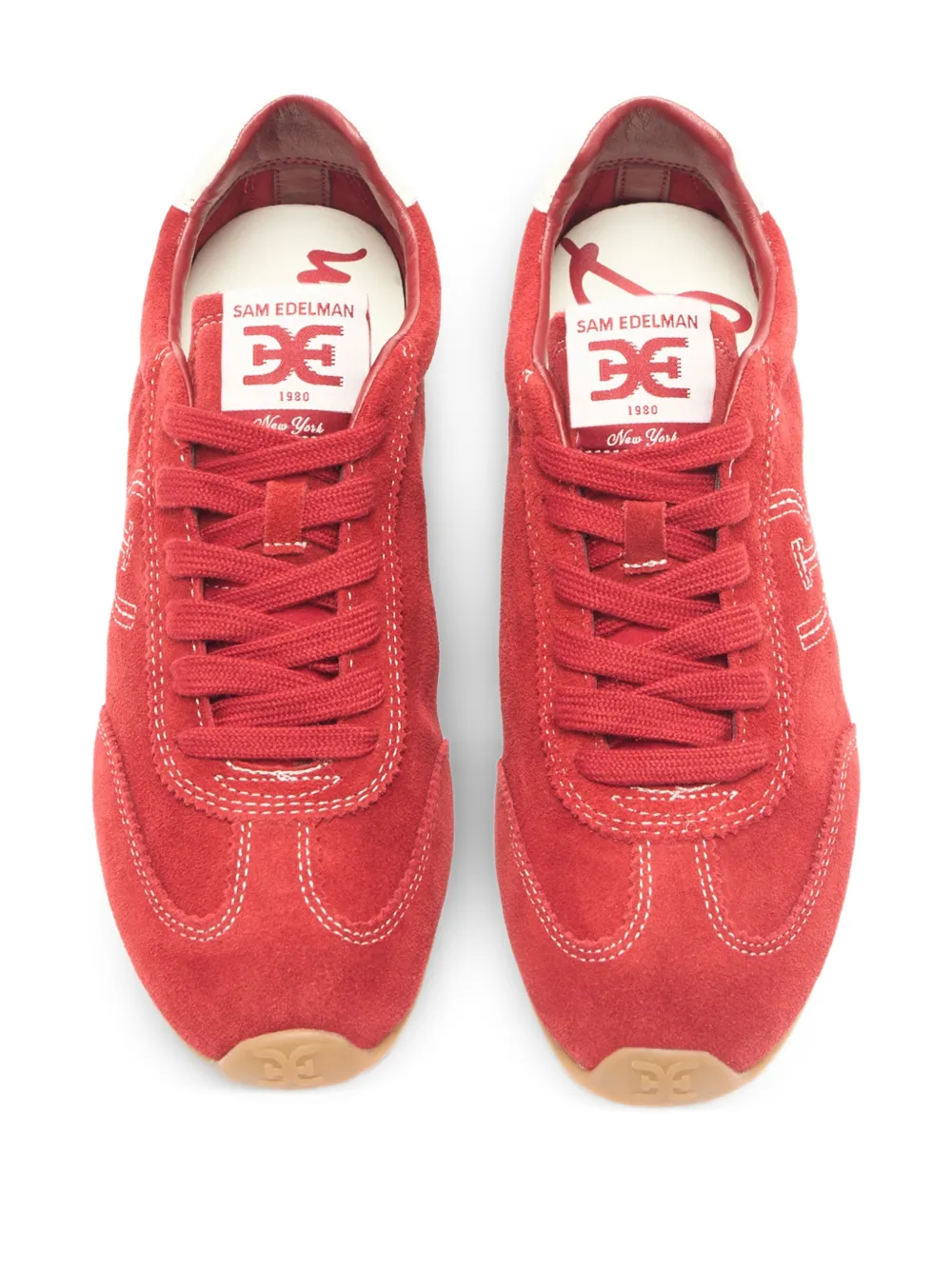 Sam Edelman Sneakers met logo Rood