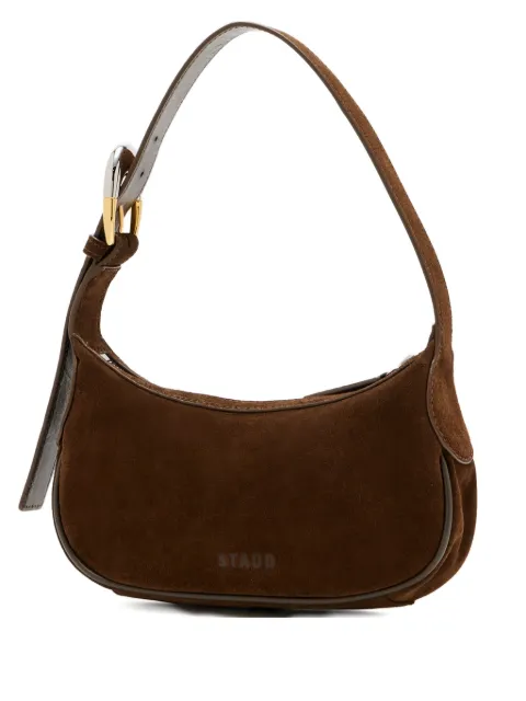STAUD Owen zip leather shoulder bag