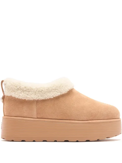 Stuart Weitzman shearling platform boots