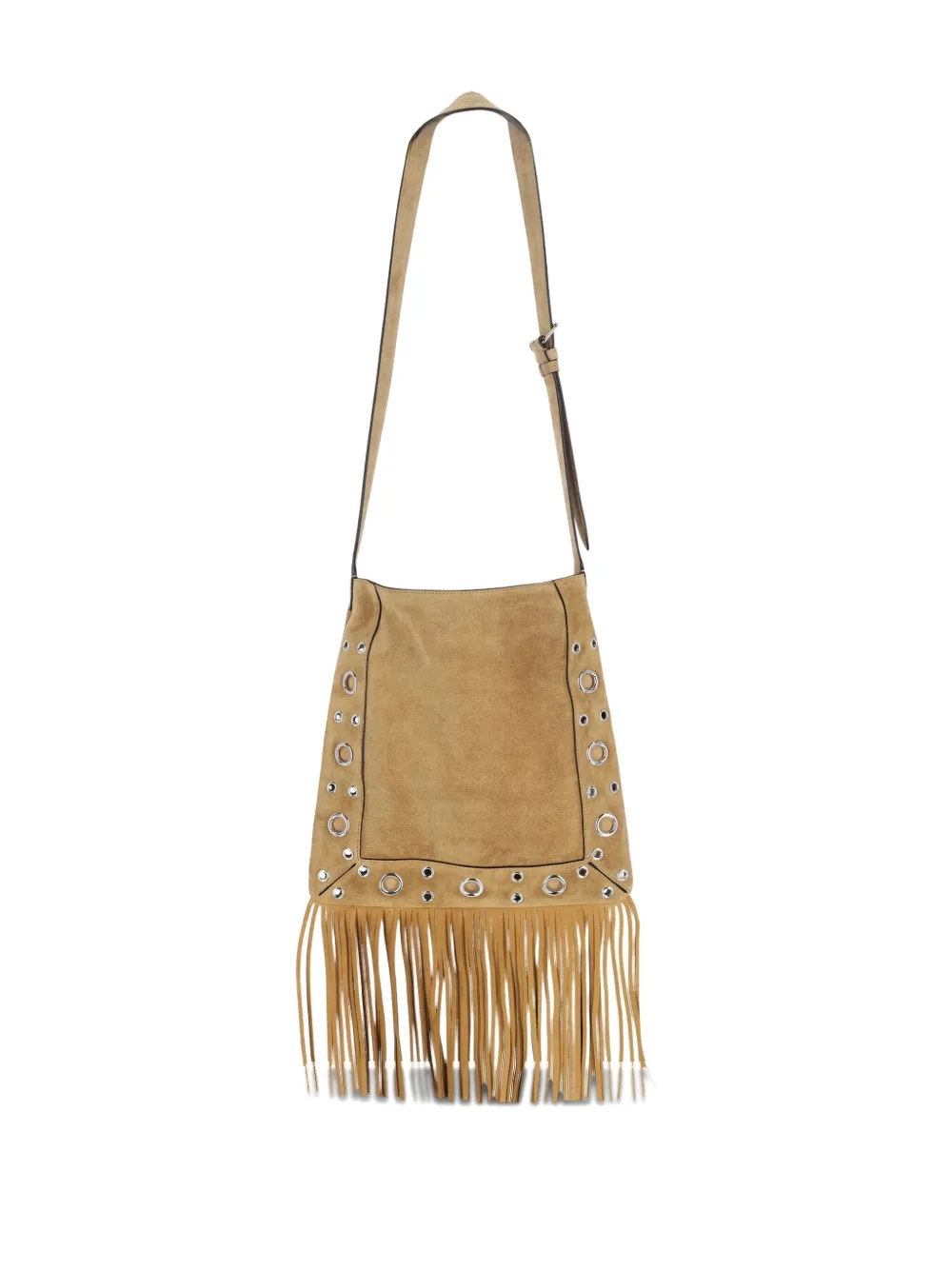 Valentino Garavani suede shoulder bag - Bruin