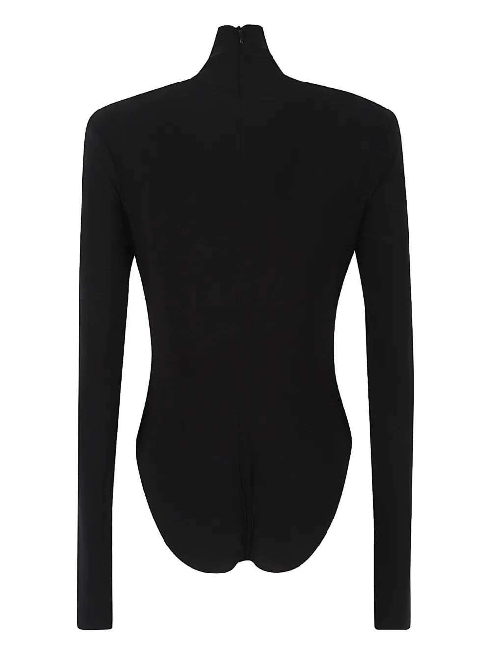 Norma Kamali turtleneck long-sleeve bodysuit - Zwart