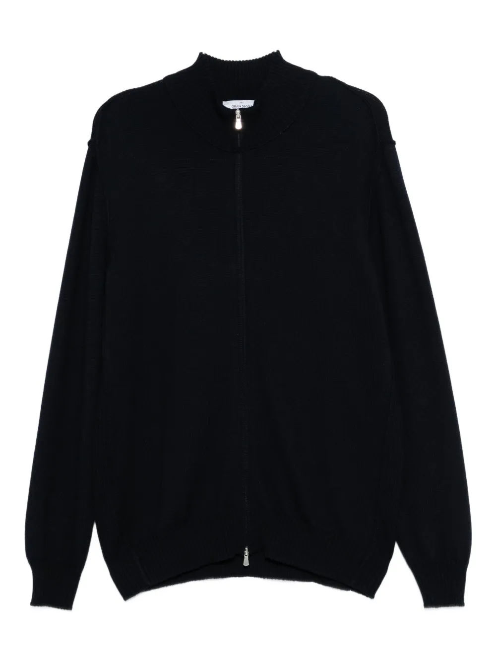 Gran Sasso zip-up cardigan | Black | Image 1