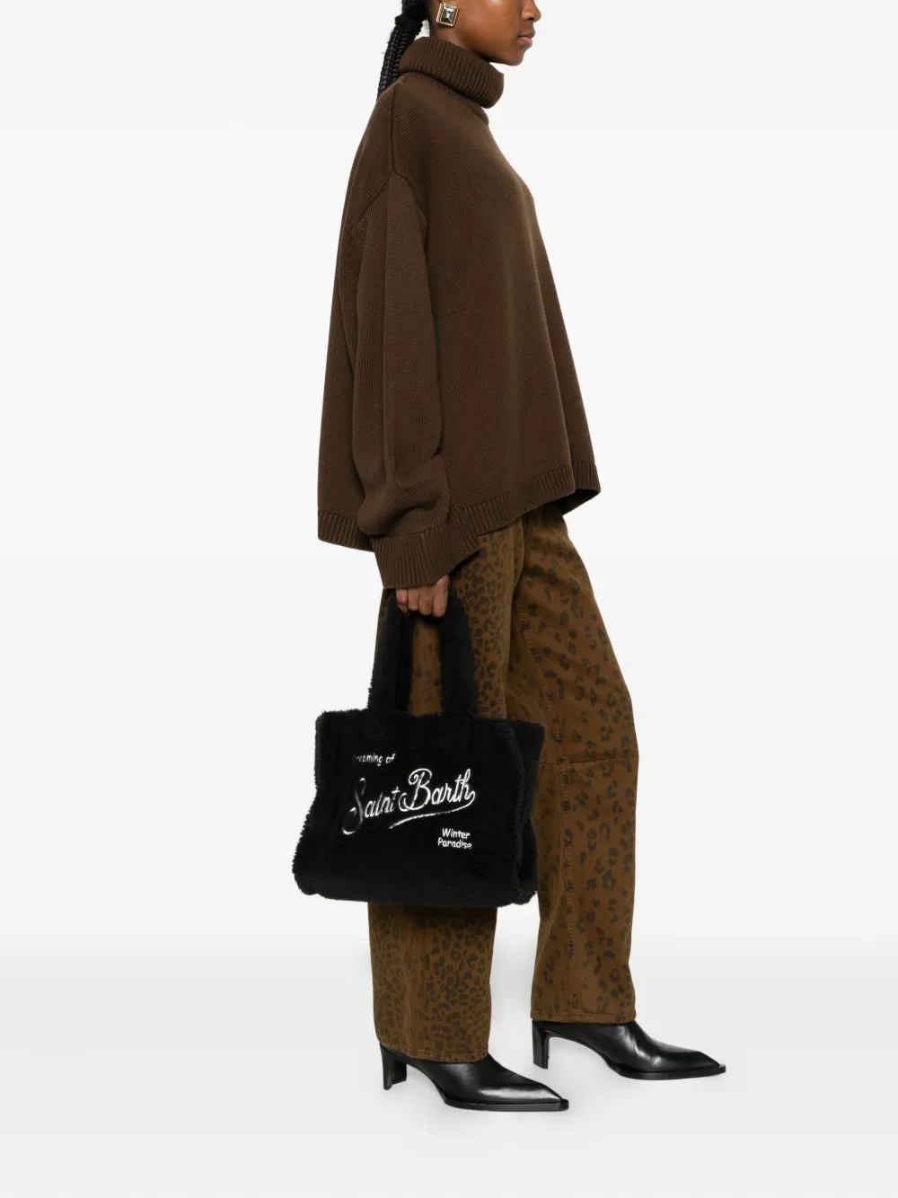 MC2 Saint Barth Colette shopper - Zwart