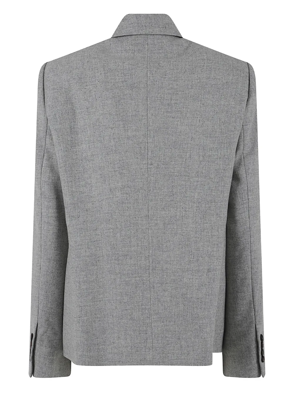 Brunello Cucinelli Double-breasted Wool Blazer In Gray