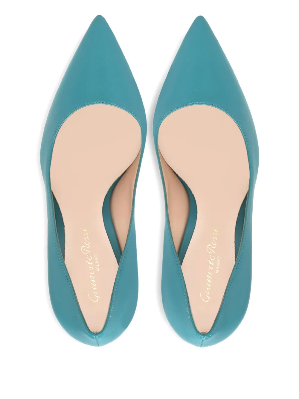 Gianvito Rossi 105 mm Gianvito pumps met puntige neus Blauw