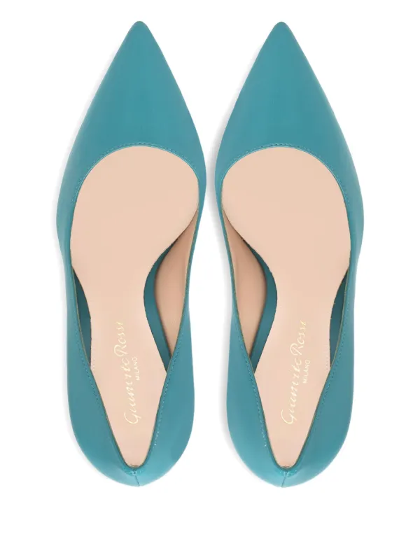 新品 gianvito rossi 水色スエードパンプス 37 Gianvito Rossi Gianvito 105mm パンプス | ブルー | FARFETCH JP