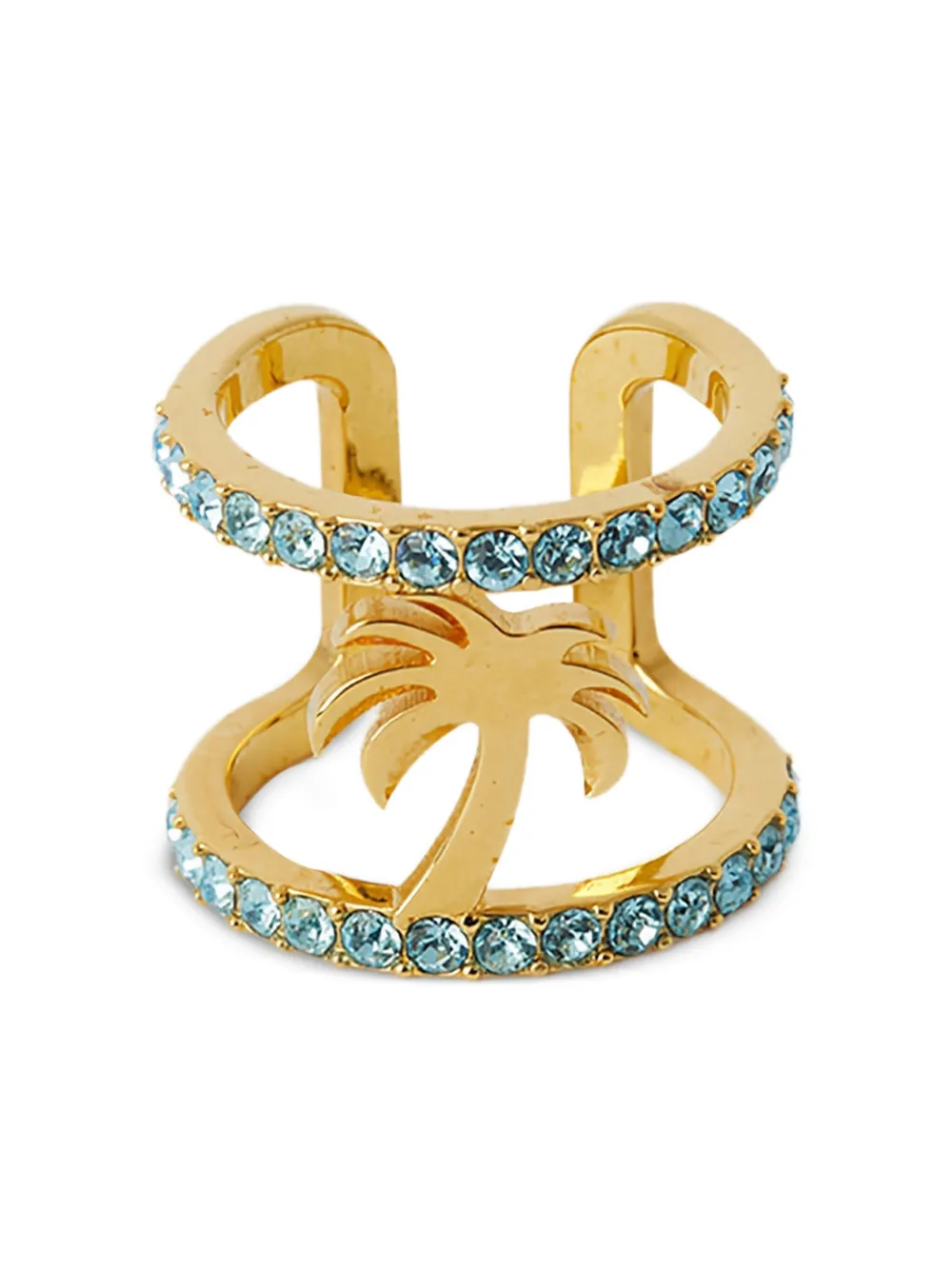 Palm Angels Palm strass ring | Gold | Image 1