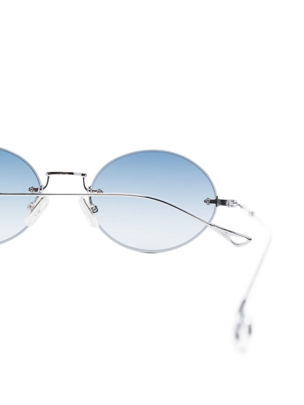Eyepetizer Met zonnebril met rond montuur Zilver
