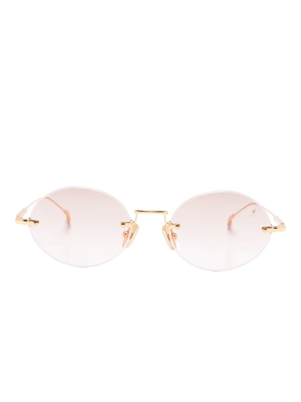 Eyepetizer Met round-frame sunglasses | Gold | Image 1