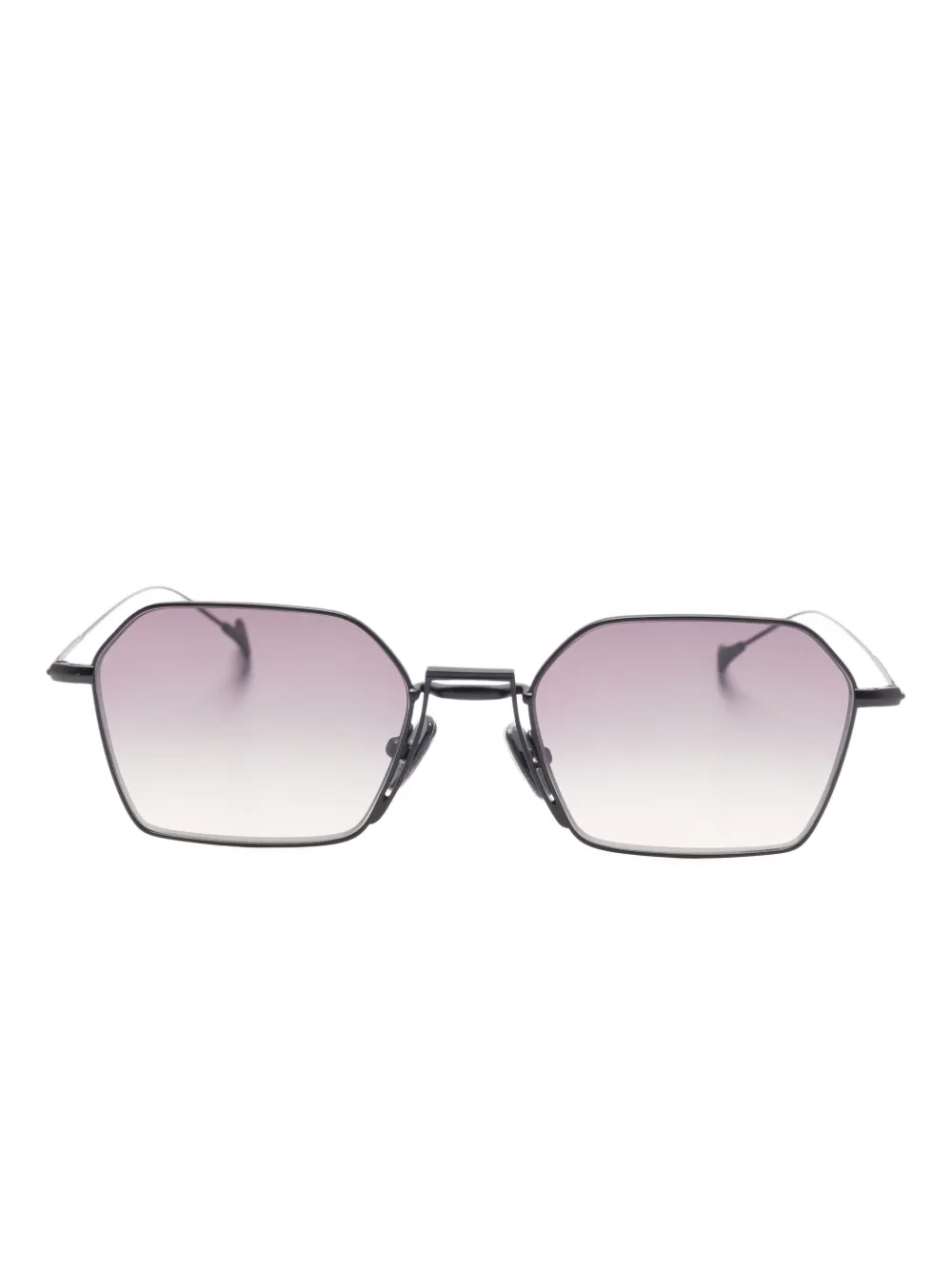 Eyepetizer Milano geometric-frame sunglasses | Black | Image 1