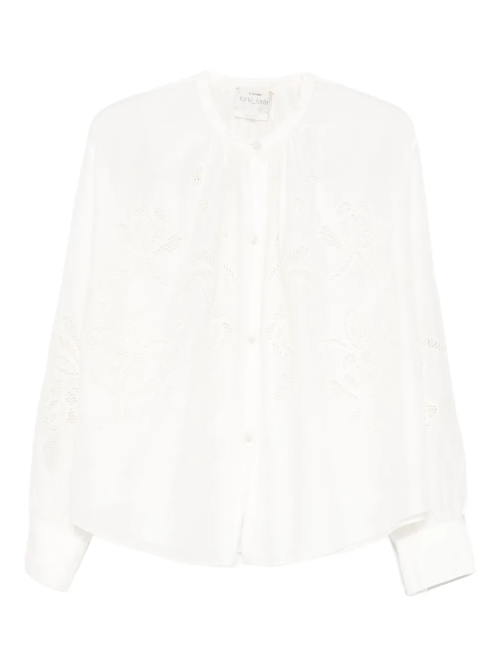 Forte Forte Blusa a fiori - Bianco
