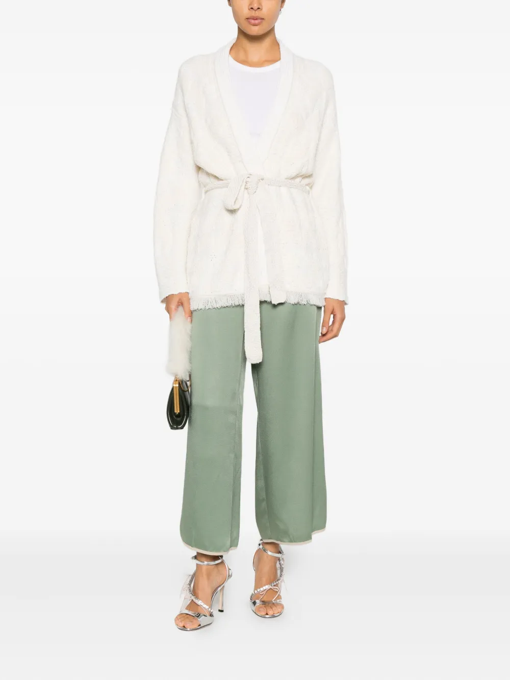 Forte Forte Plooibroek - Groen