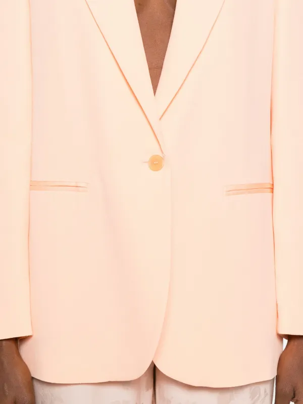 Forte Forte single-breasted Blazer | Pink | FARFETCH CA
