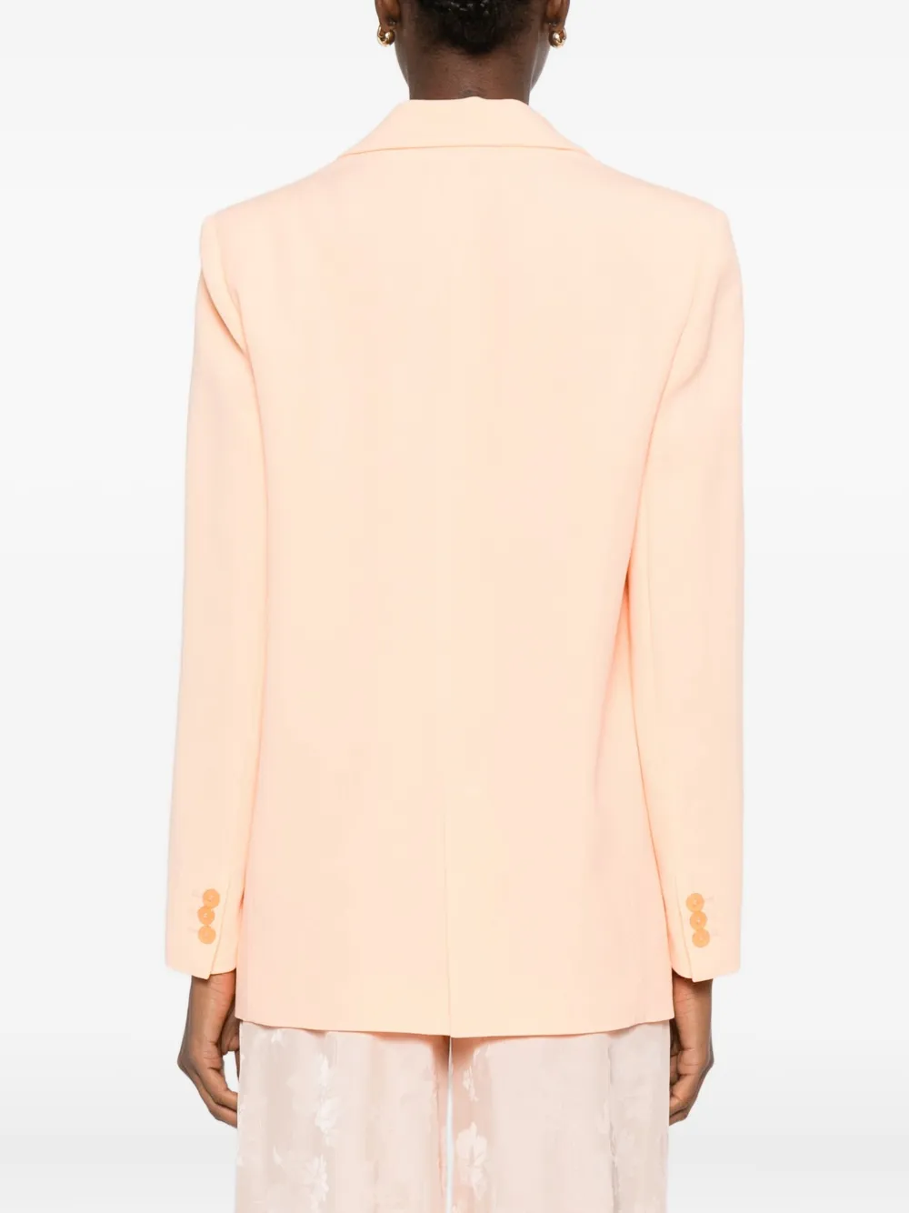 Forte Blazer met enkele rij knopen Roze