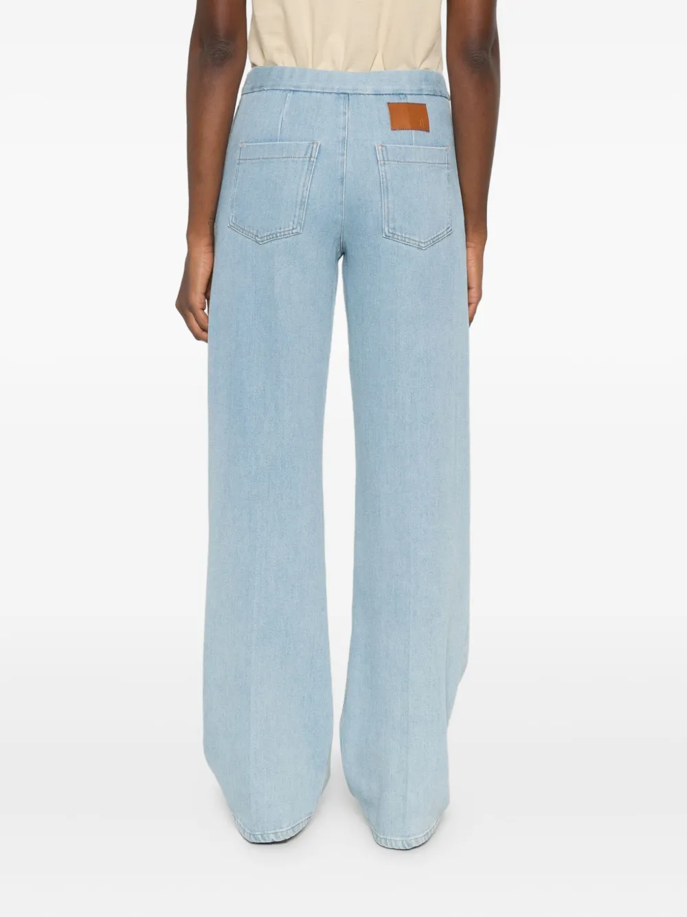 Forte Broek met vijf zakken Blauw