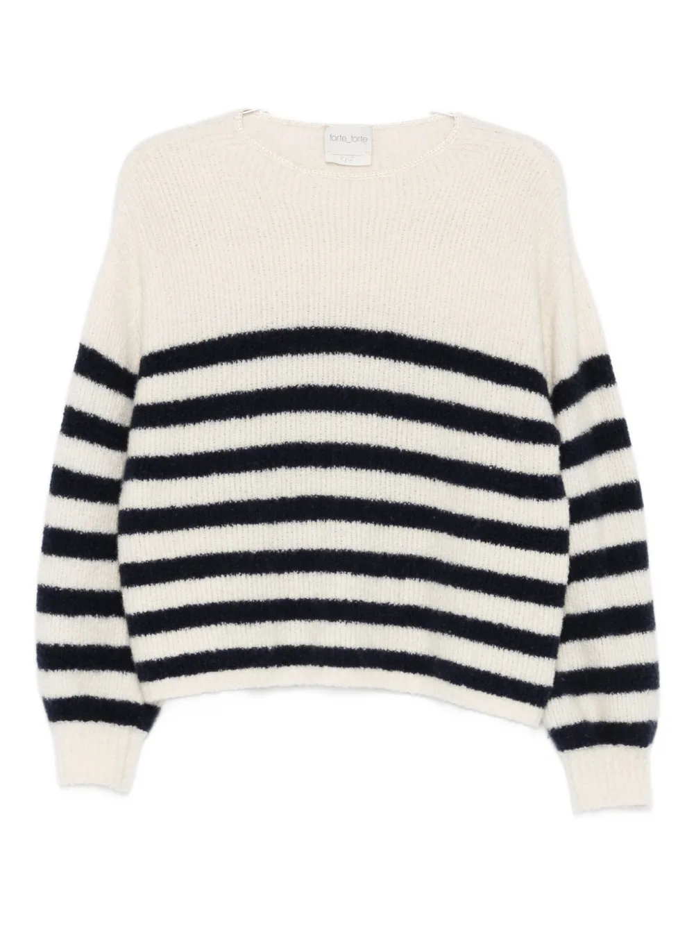 Forte Forte Maglione a righe - Toni neutri