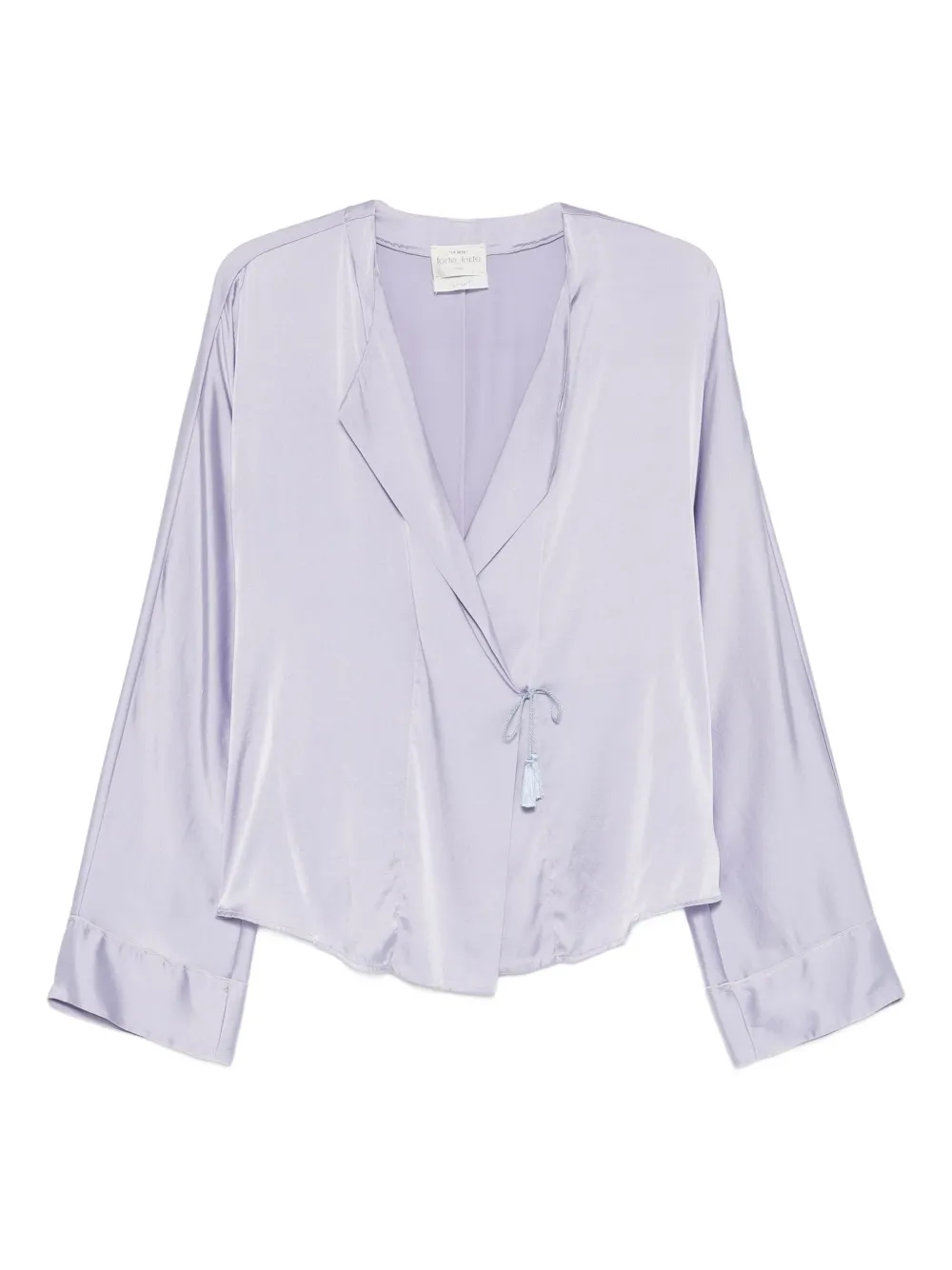 Forte Forte Blusa a portafoglio - Viola