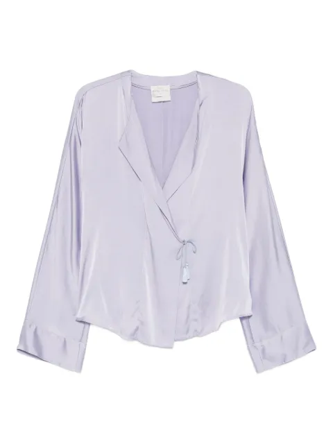 Forte Forte wrap-tie blouse