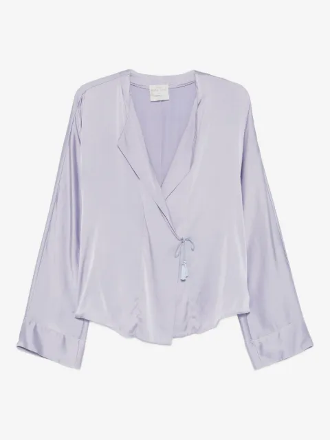 Forte Forte blusa con lazo cruzado