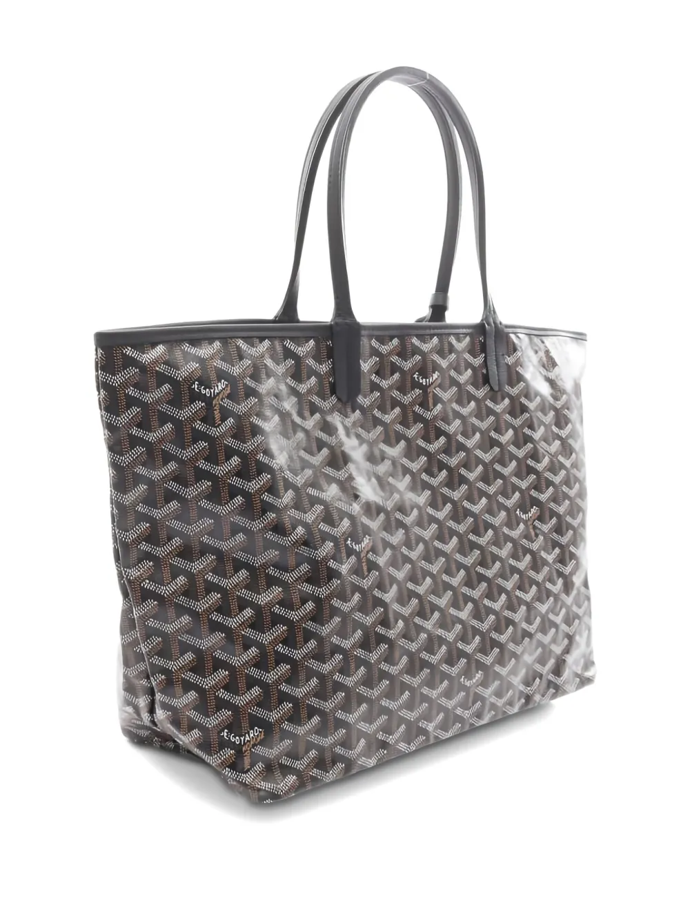 Pre-owned Goyard 2010s Saint Louis Pm Tote Bag In Brown