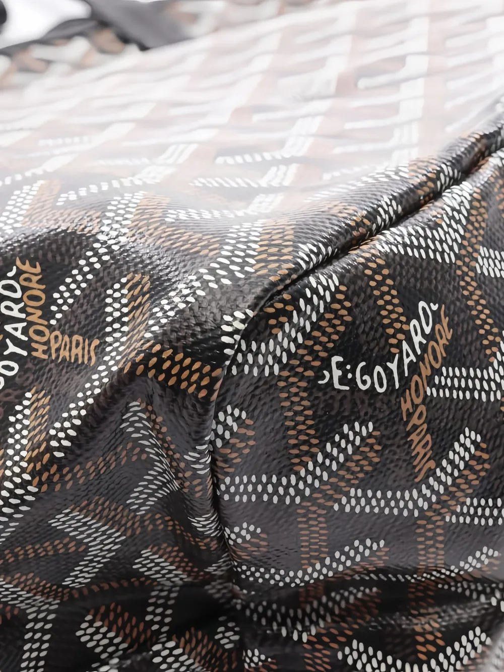 Pre-owned Goyard 2010s Saint Louis Pm Tote Bag In Brown