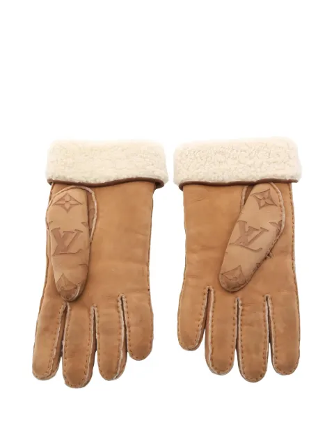 Louis Vuitton Pre-Owned 2020 monogram shearling gloves