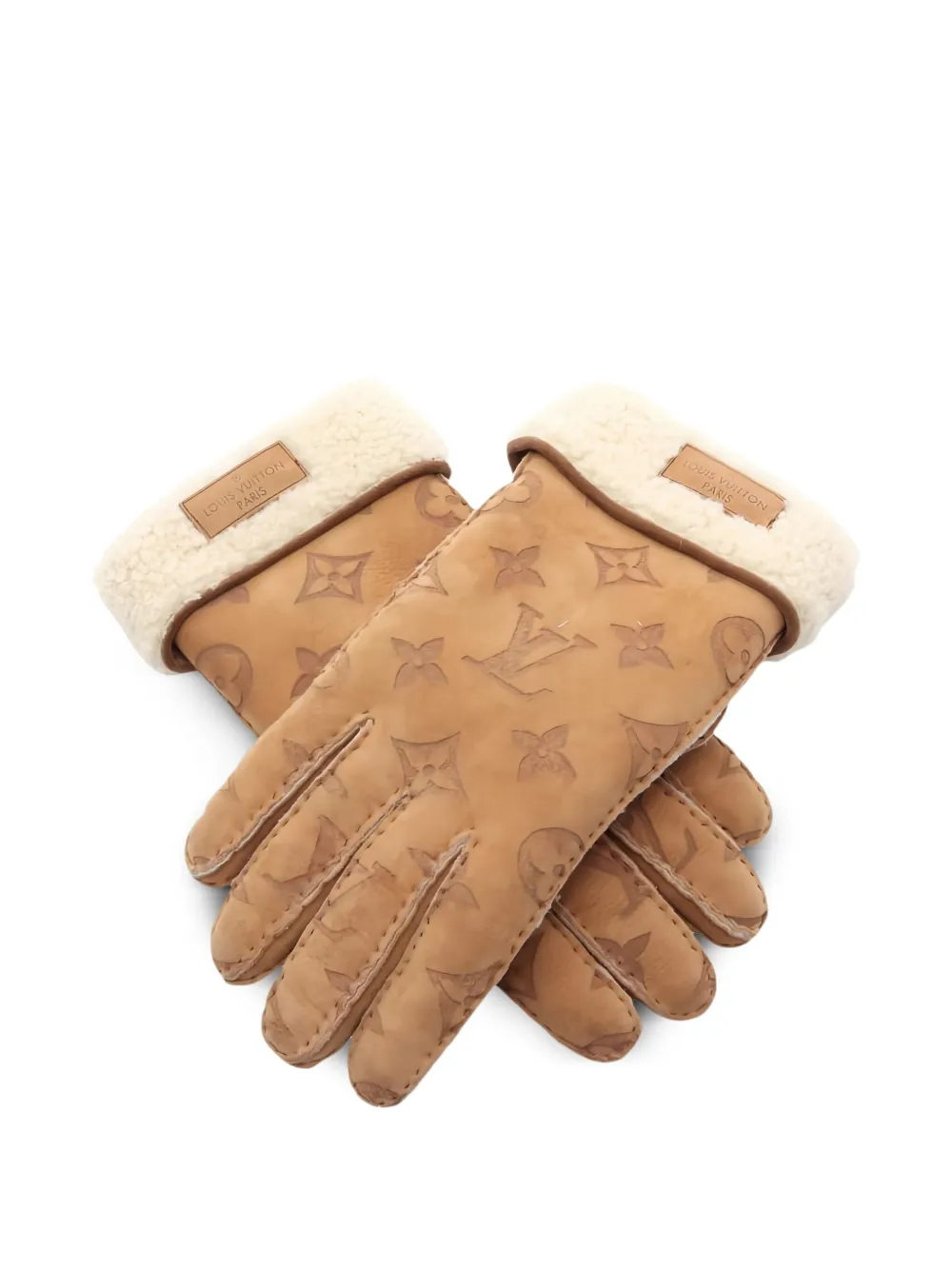 Louis Vuitton Pre-Owned gants monogrammés en peau lainée (2020) | Homme | Image 2