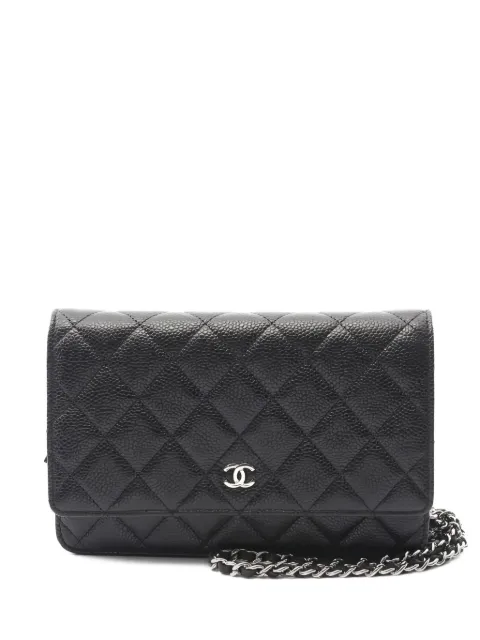 CHANEL Pre-Owned 2012-2013 matelassé chain wallet