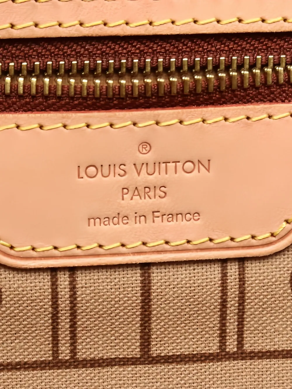 Pre-owned Louis Vuitton 2003 Monogram Neverfull Mm Shoulder Bag In Brown