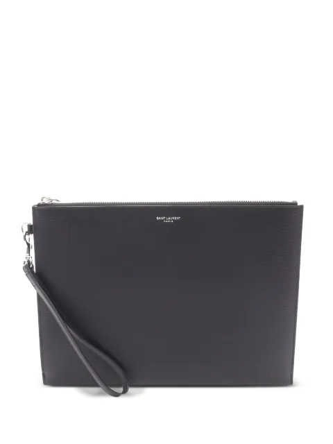 Saint Laurent Pre-Owned 2020s leather clutch bag