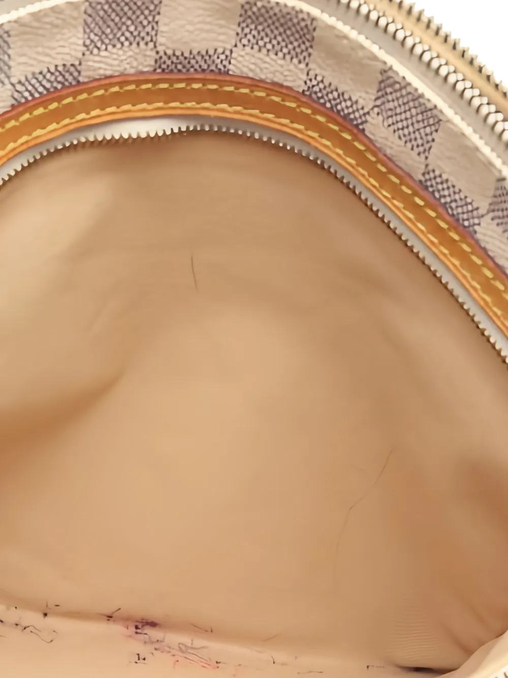Pre-owned Louis Vuitton 2008 Pochette Bosphore Damier Azur Shoulder Bag In Neutral