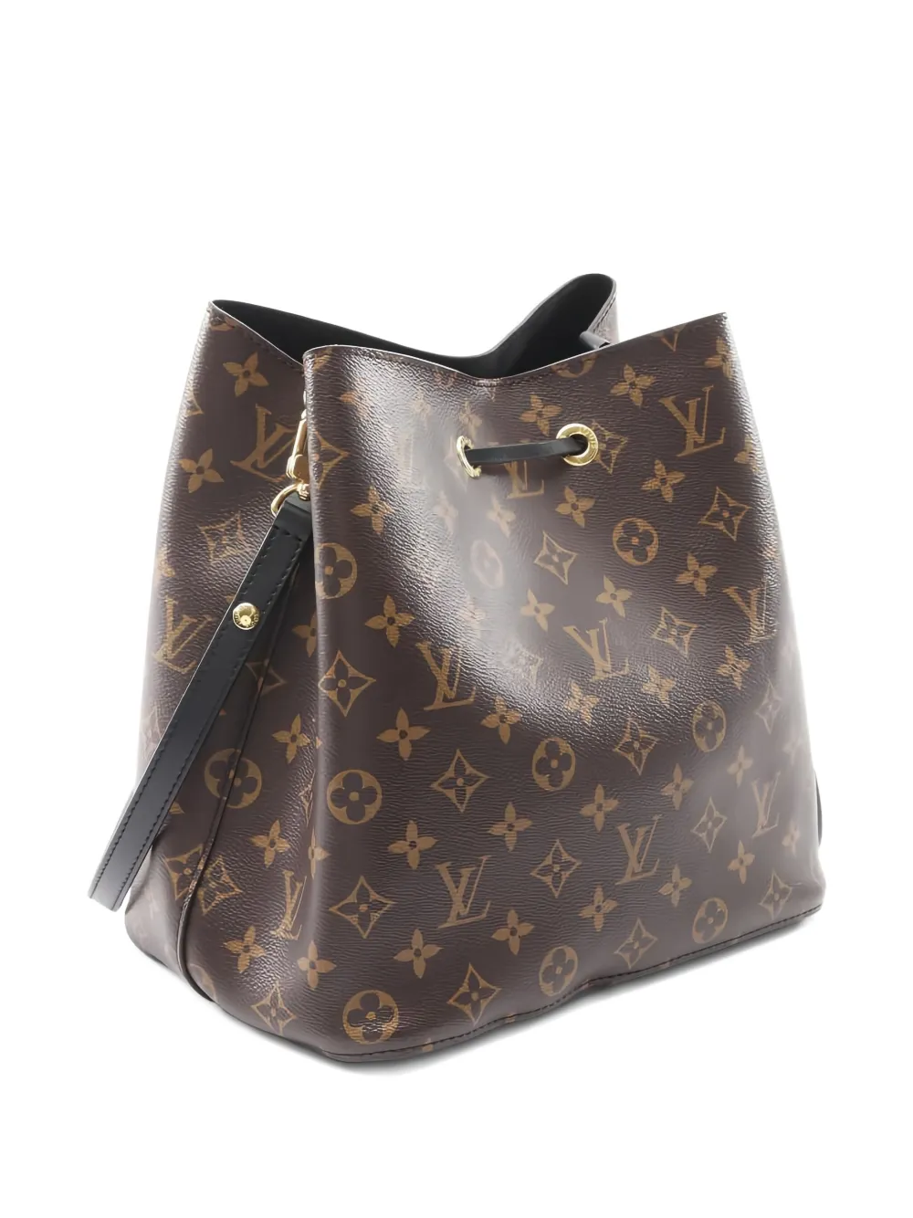 Pre-owned Louis Vuitton 2019 Monogram Neo Noe Shoulder Bag In Brown