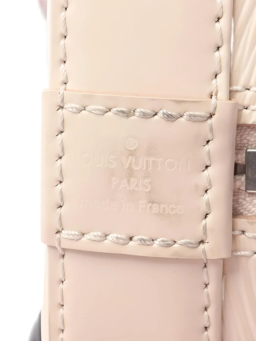 Louis Vuitton Pre-Owned 2021s Alma BB Epi Quartz leren shopper Beige