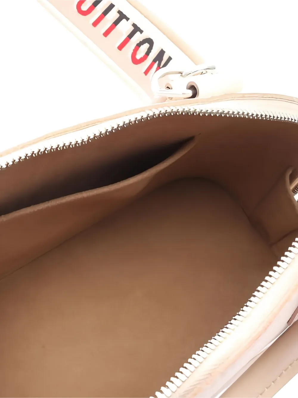 Louis Vuitton Pre-Owned 2021s Alma BB Epi Quartz leren shopper Beige