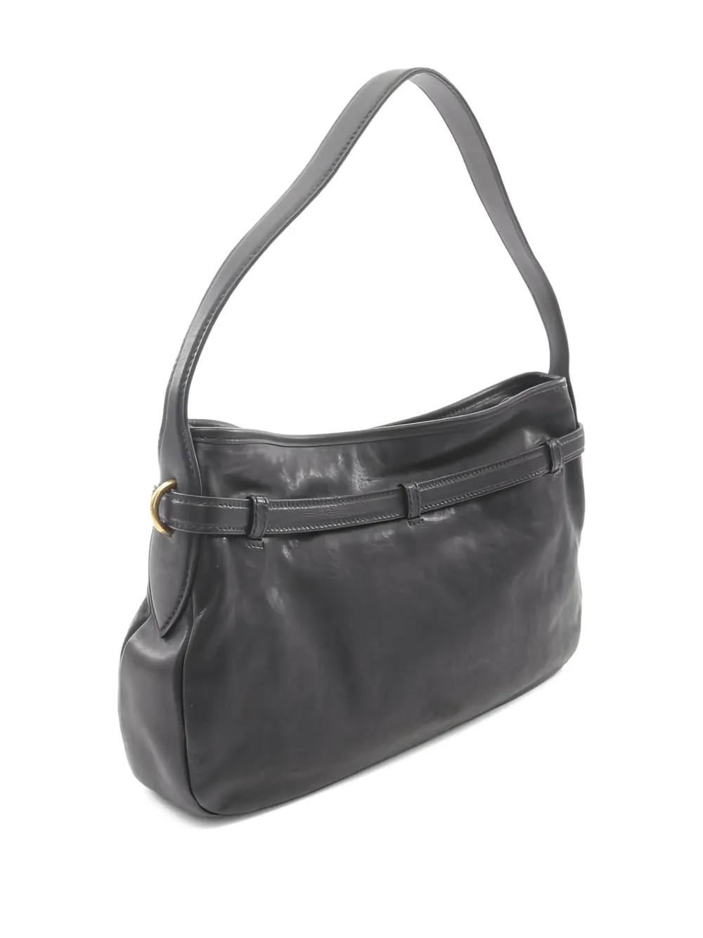 Pre-owned Miu Miu 2020s Adventure Leather Tote Bag In Black