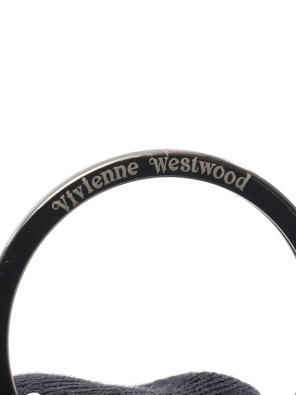 Pre-owned Vivienne Westwood 2020s Orb-motif Keyring In Gray