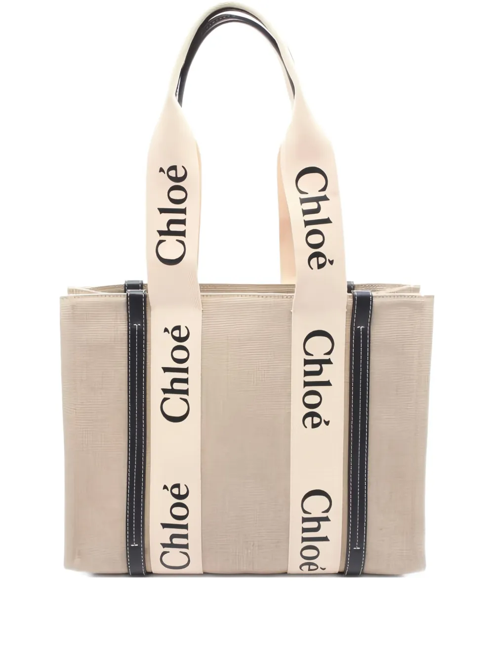 Chloé Pre-Owned 2010s medium Woody shoulder bag | Neutrals | Image 1