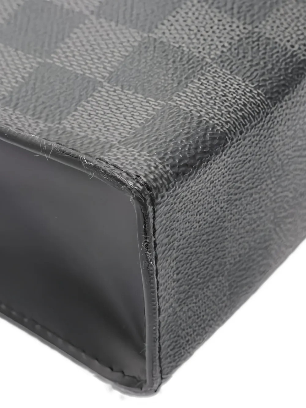 Pre-owned Louis Vuitton 2016 Damier Graphite Pochette Voyage Mm Clutch Bag In Gray