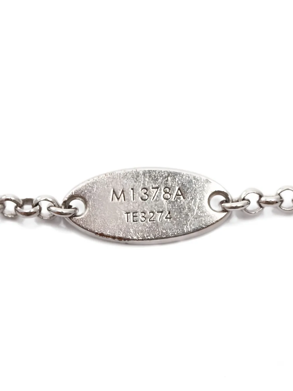 Pre-owned Louis Vuitton 2024 Lady Lv Bracelet In Silver