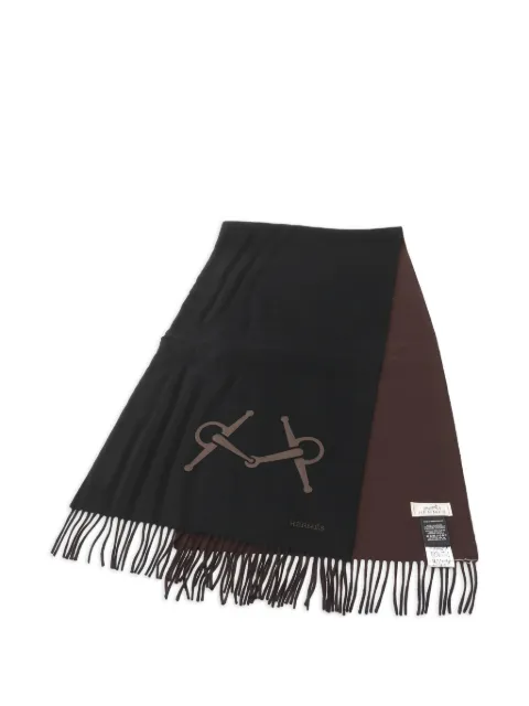 Hermès Pre-Owned écharpe à franges (années 2020)