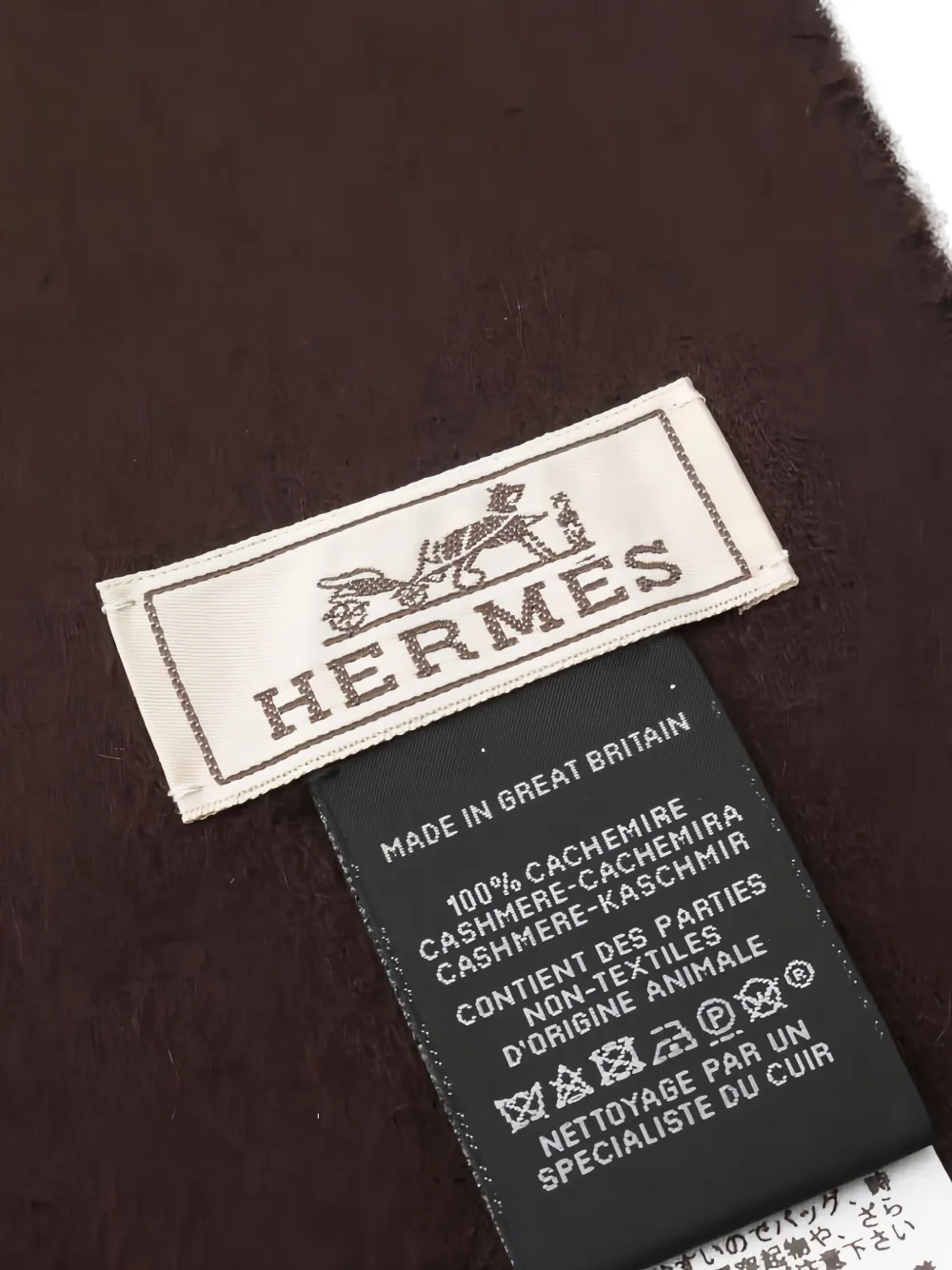 Hermès Pre-Owned écharpe à franges (années 2020) | Image 2