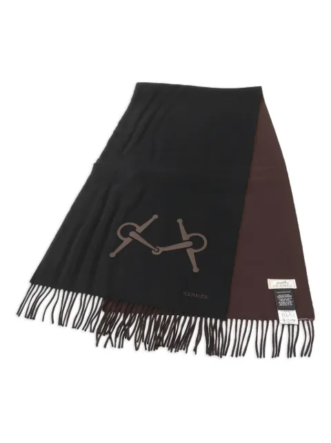 Hermès Pre-Owned écharpe à franges (années 2020)