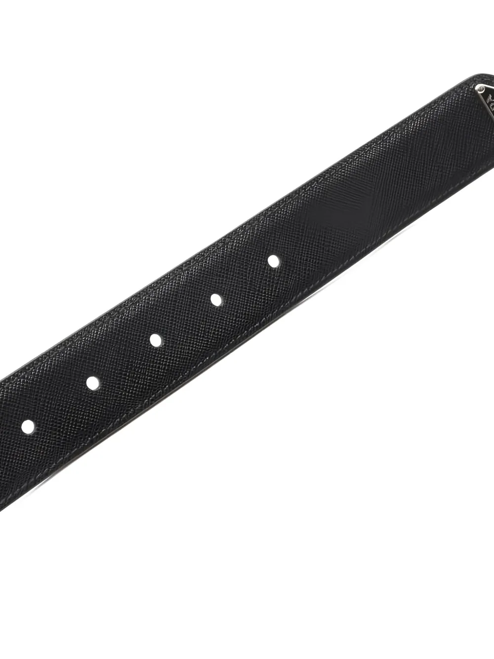 2000 Triangle Logo Leather Belt