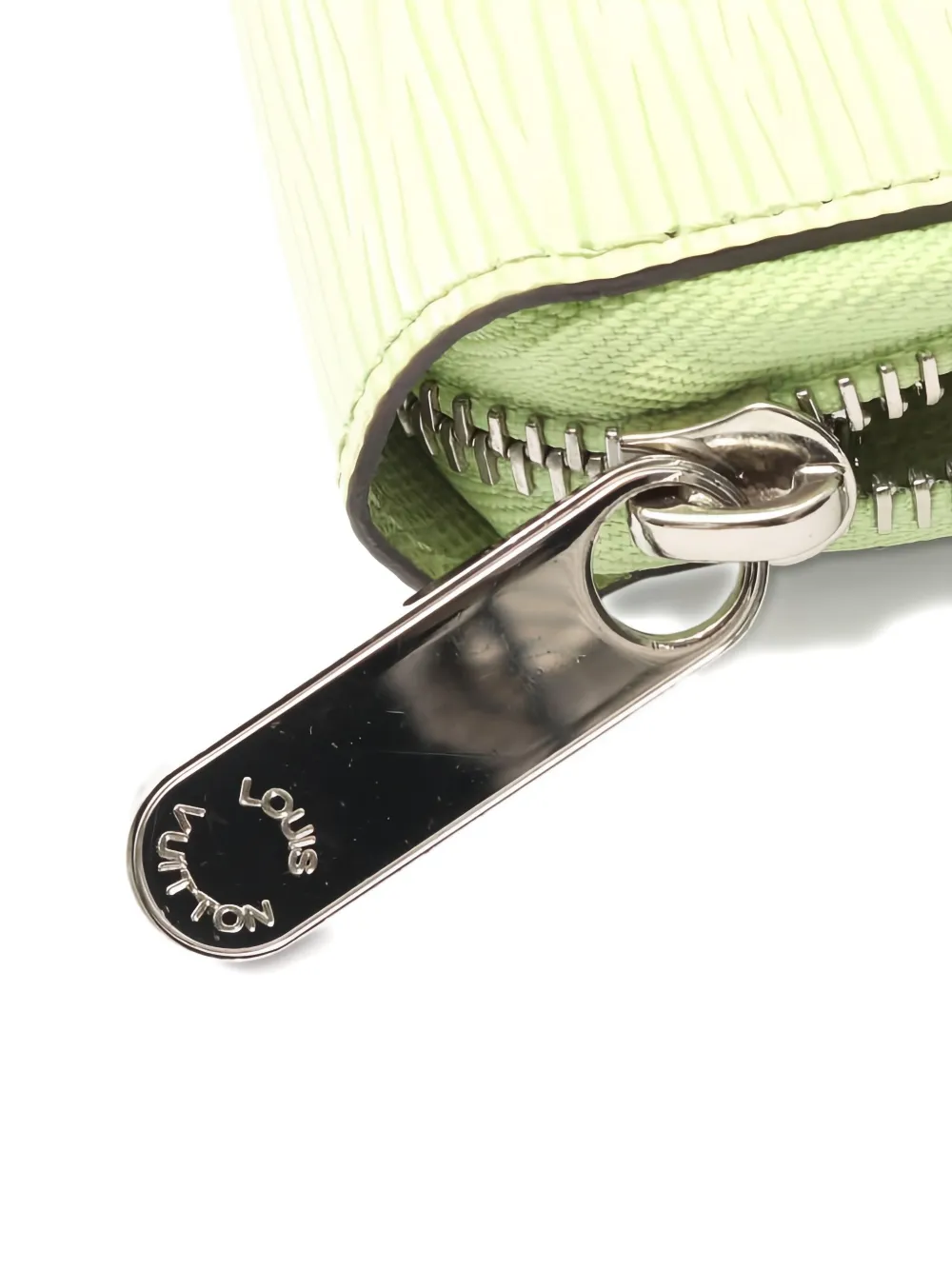Pre-owned Louis Vuitton 2021s Epi Zip Wallet In Green