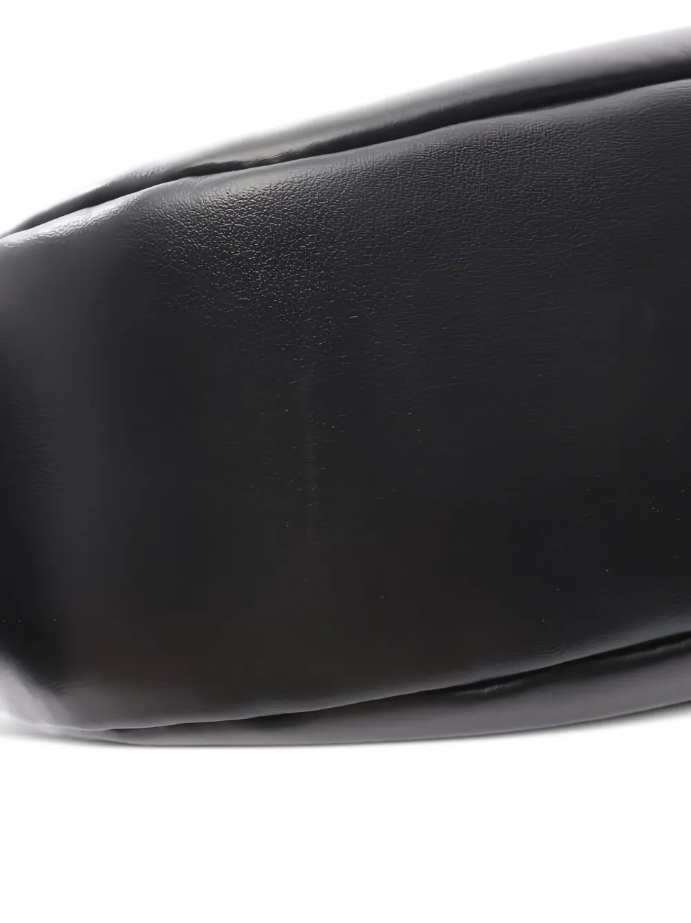Pre-owned Miu Miu 2010s Logo-plaque Leather Tote Bag In Black
