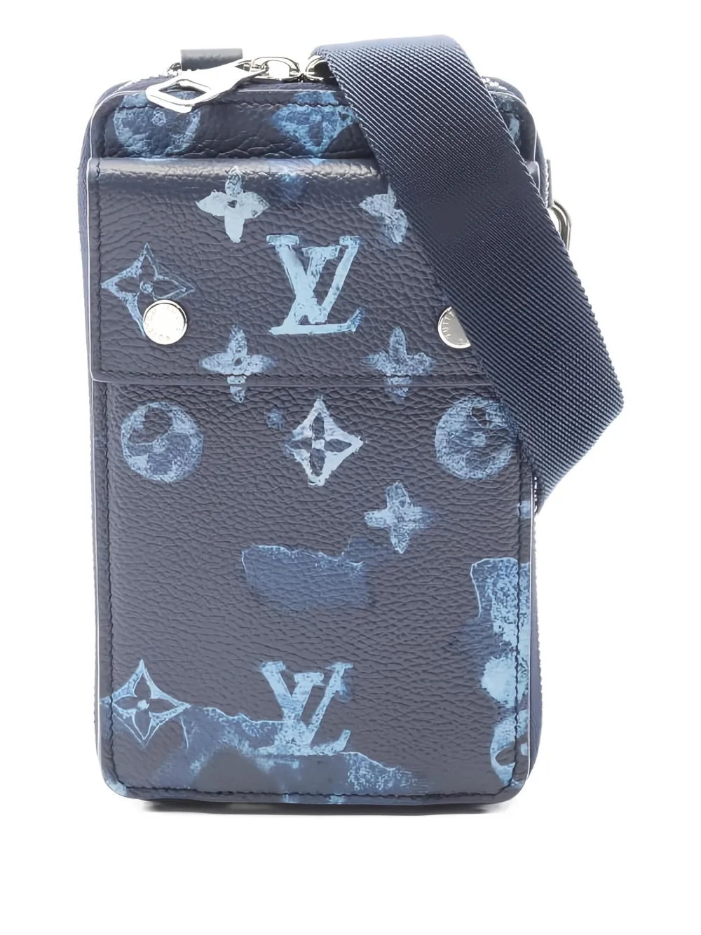 Louis Vuitton Pre-Owned 2021s Monogram Ink Watercolor phone case | Blue | Image 1