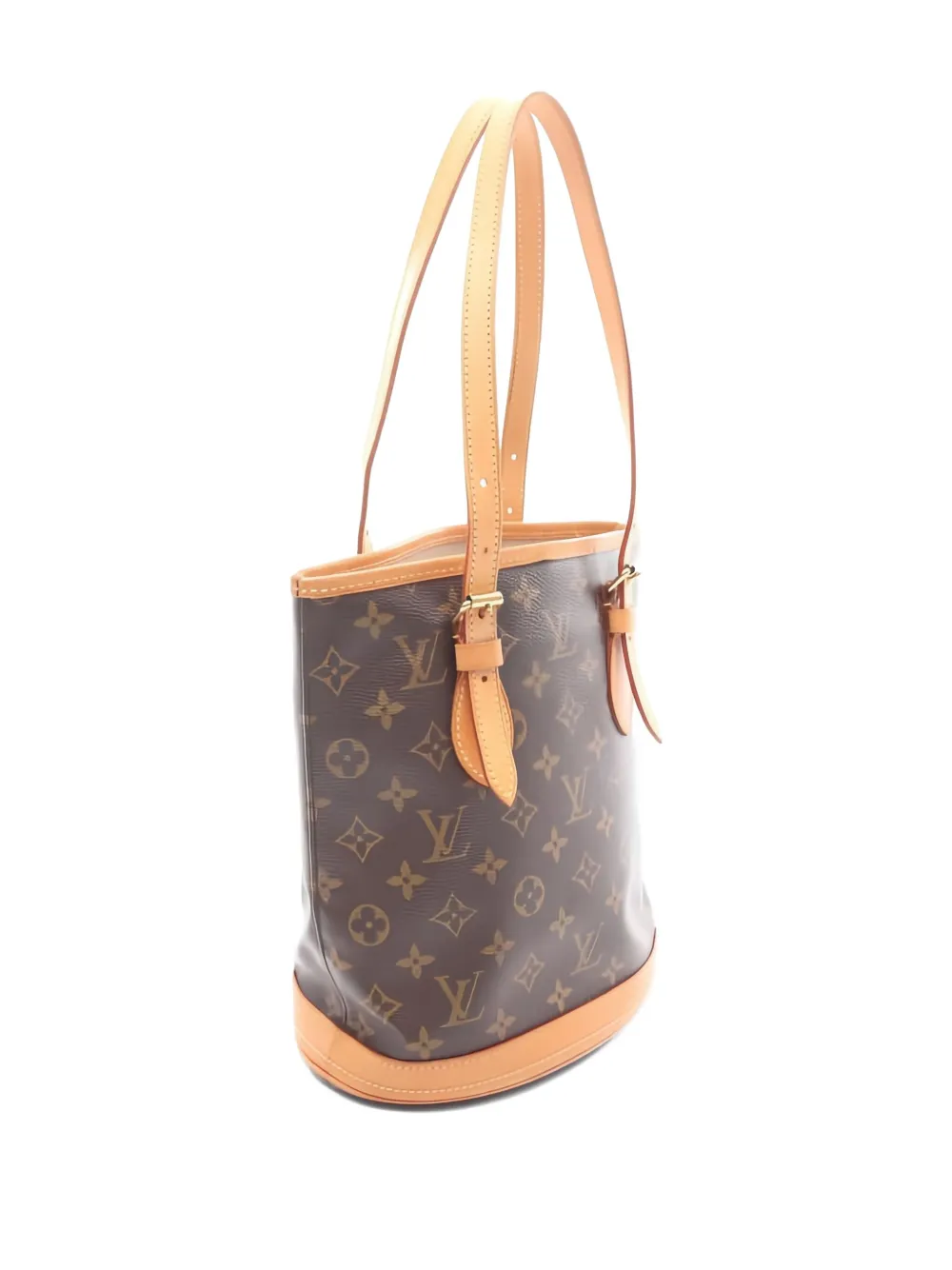Pre-owned Louis Vuitton 2004 Bucket Pm Bucket Bag In Brown